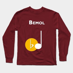 nota Bemol - flat note Long Sleeve T-Shirt